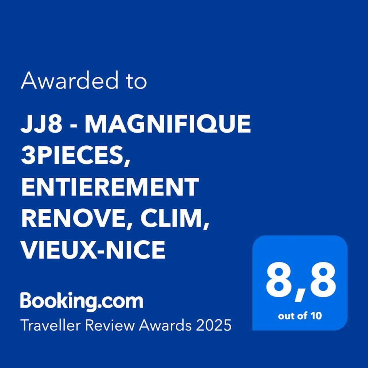Jj8 - Magnifique 3Pieces, Entierement Renove, Clim, Vieux-Nizza Esterno foto